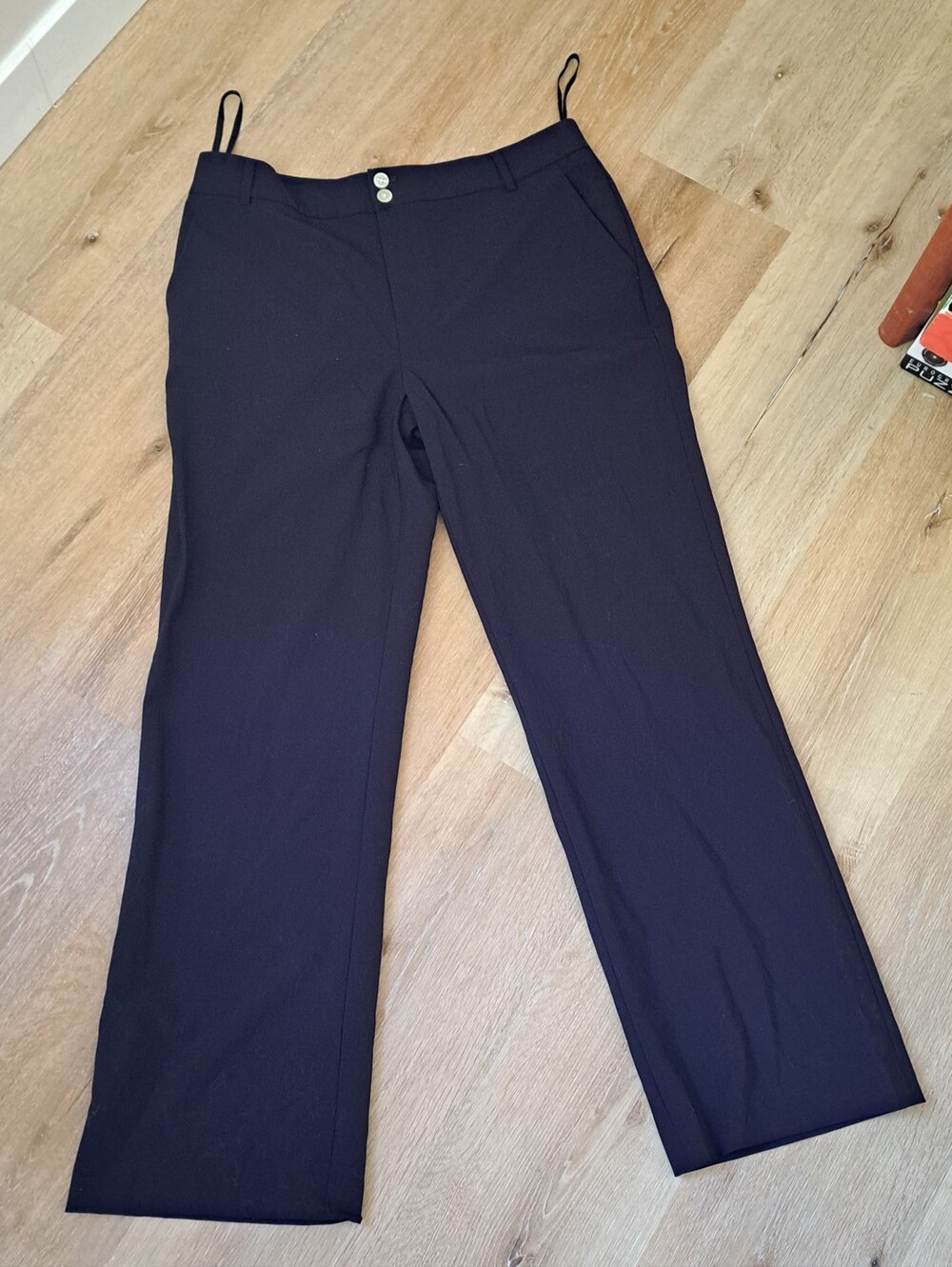 Ralph Lauren Navy Wide-Leg Dress Pants 👖